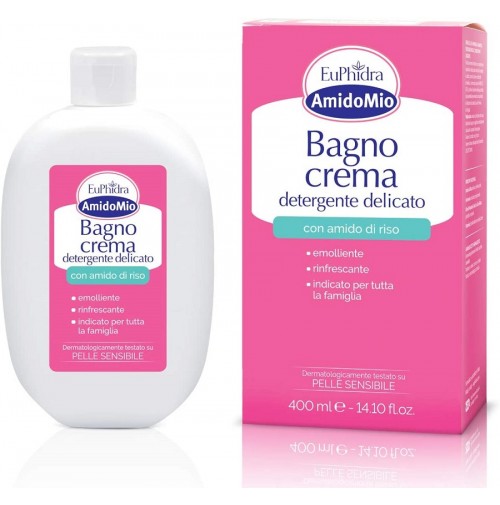 Amidomio Euphidra Bagno Crema Detergente Delicato, 400 Millilitro